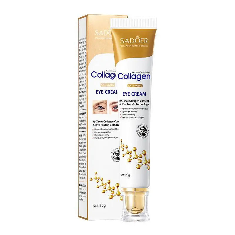 SADOER Collagen Skin Care Sets Anti Wrinkles Serum for Face Moisturizing Anti-aging Anti Dark Circles Eye Cream Skin Care Kit