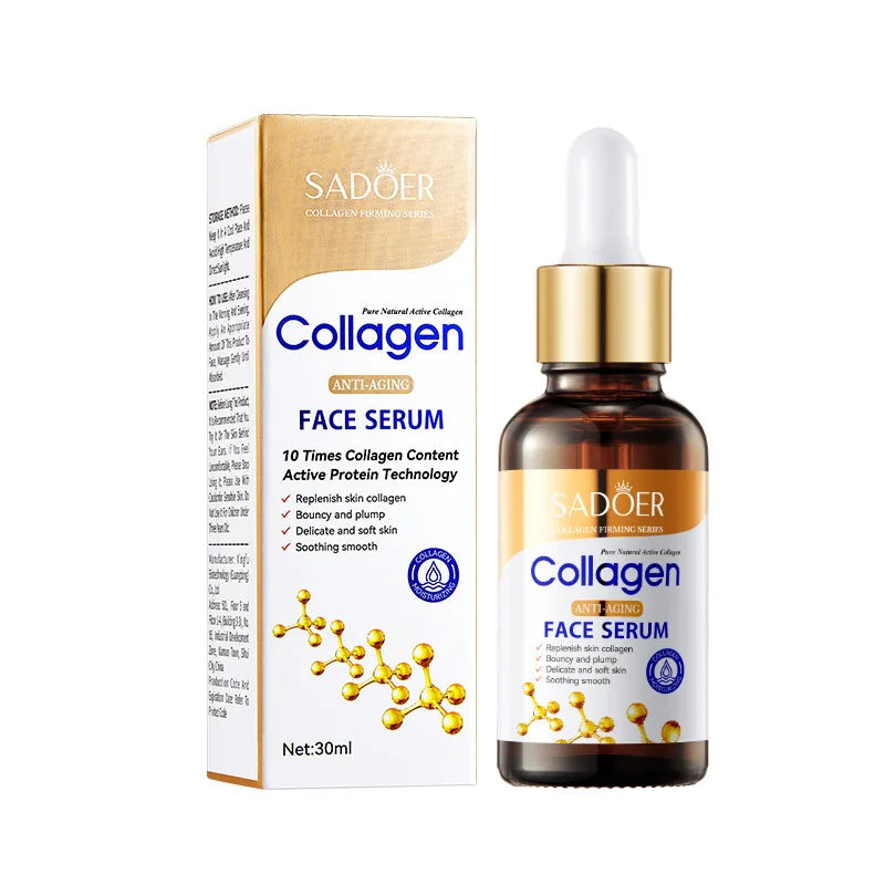 SADOER Collagen Skin Care Sets Anti Wrinkles Serum for Face Moisturizing Anti-aging Anti Dark Circles Eye Cream Skin Care Kit